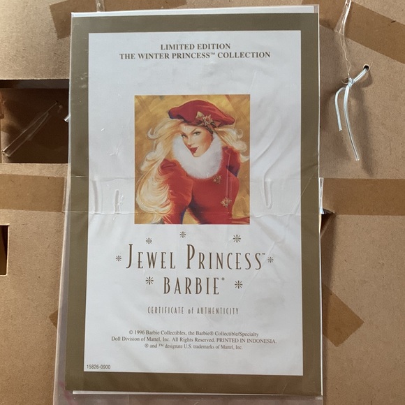 RARE Jewel Princess Barbie new in box, never taken out. Limited Edition - Picture 13 of 13